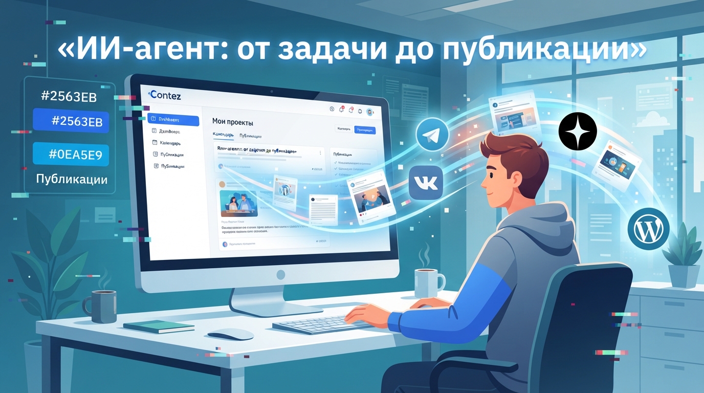 Контент без рутины: что умеет ИИ-агент Contez и как он публикует посты за вас