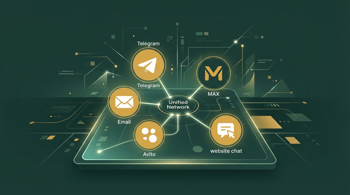 ИИ-агенты для WhatsApp, Telegram, MAX, электронной почты, Авито и чата на сайте — все каналы в Contez.ru: ИИ-агенты для WhatsApp, Telegram, MAX, email, Авито и чата на сайте — как Contez объединяет все каналы в одном